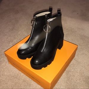Public Desire Gospel Black Zip Up Boots